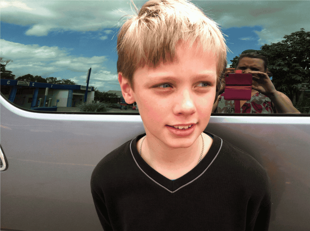 Jordan aged 14 outside Car Lovers Car Wash Jordan aged 14 outside Car Lovers Car Wash