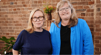 Nicole Rogerson (Autism Awareness Australia) and Kerry-Ann Morrell Nicole Rogerson (Autism Awareness Australia) and Kerry-Ann Morrell