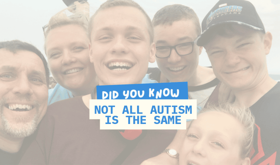 Did you know not all autism is the same? Did you know not all autism is the same?